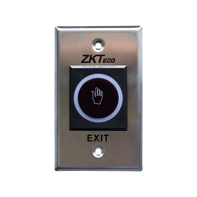 картинка ZKTeco TLEB102-R Бесконтактная металлическая кнопка выхода / LED от компании Intant